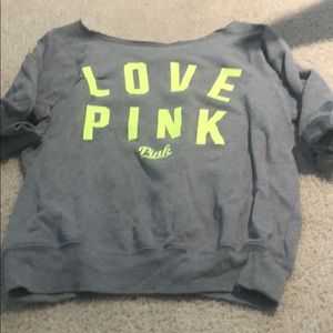 Off the shoulder sweater